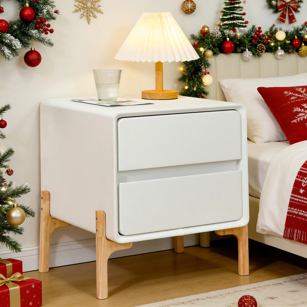 Scandinavian White Oak Nightstand