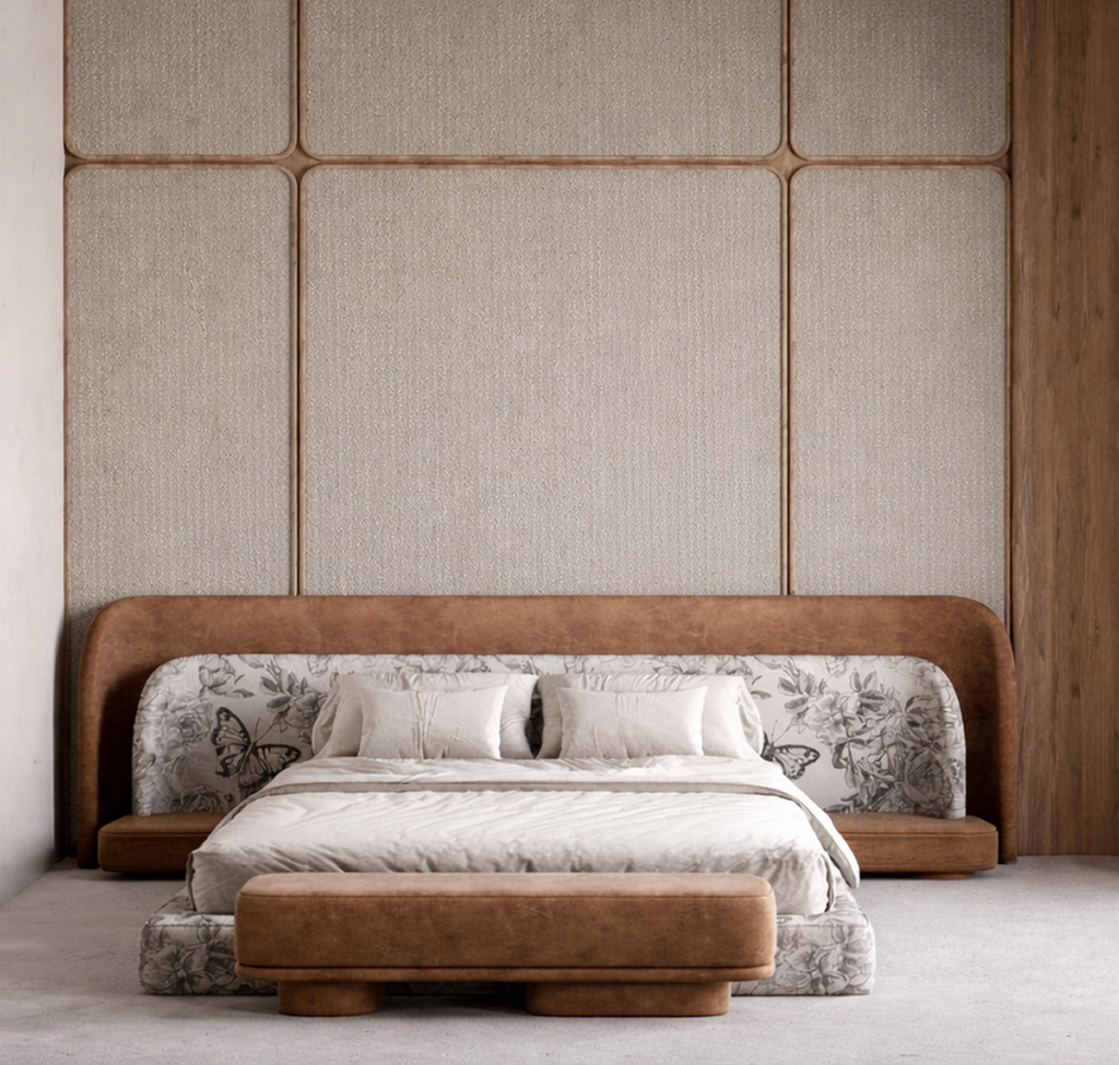 Terra Leather Bed