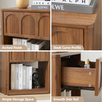 Arch Storage Bedside Cabinet