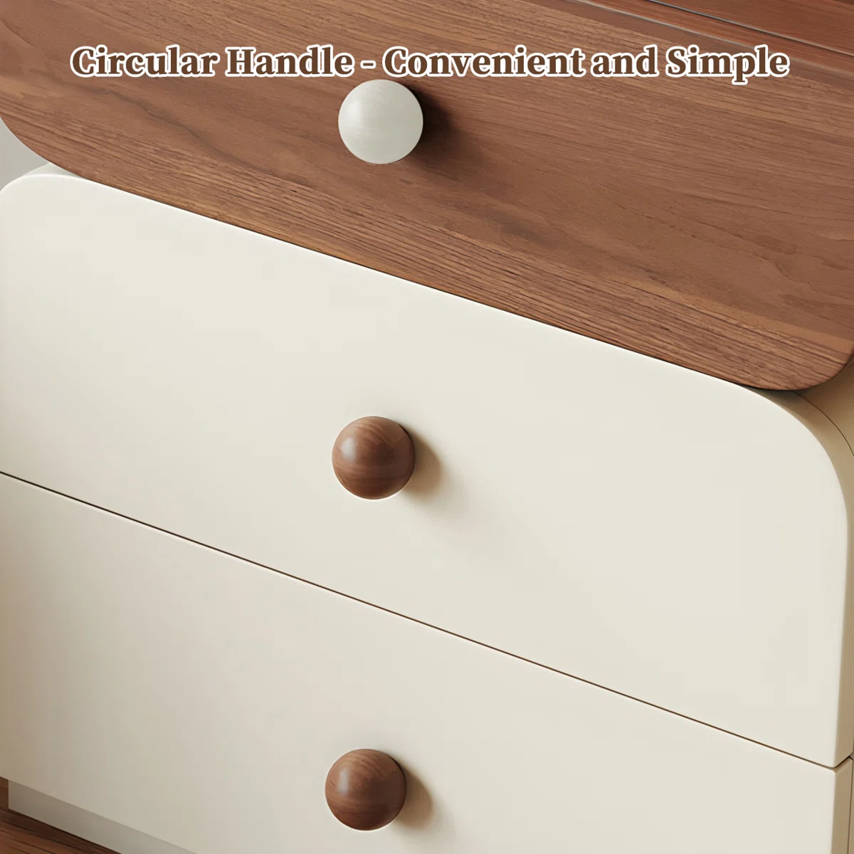 Nira Walnut Glow Dressing Table