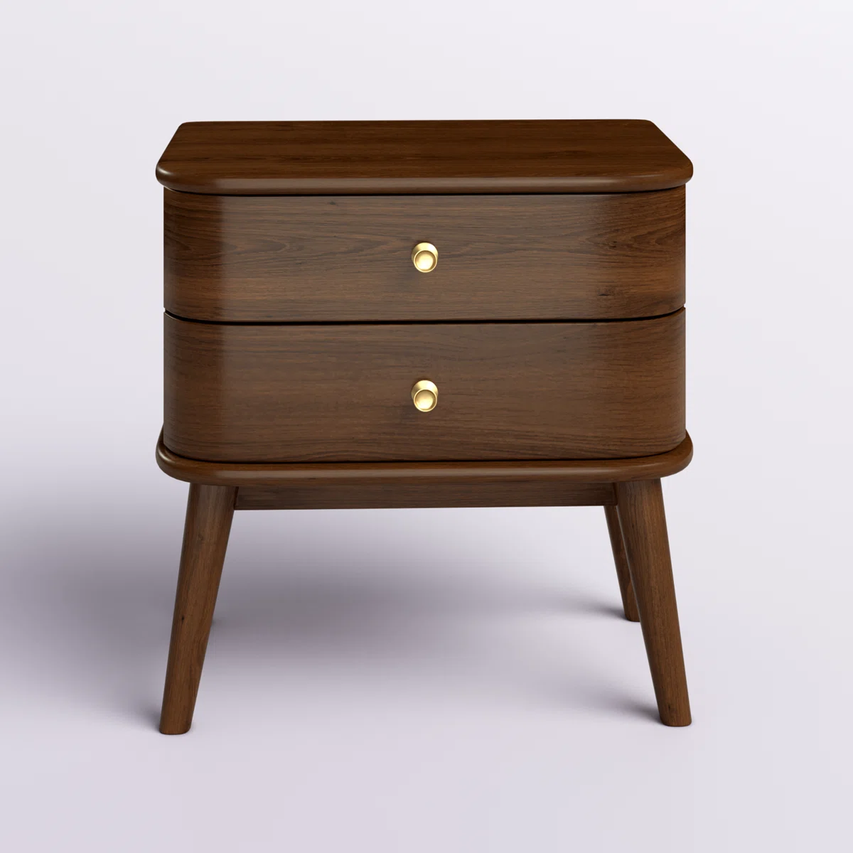 Classic Walnut Bedside Table