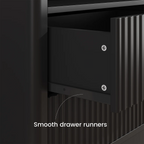 Contemporary LED Cabinet Nightstand
