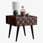 Geometric Cube Nightstand