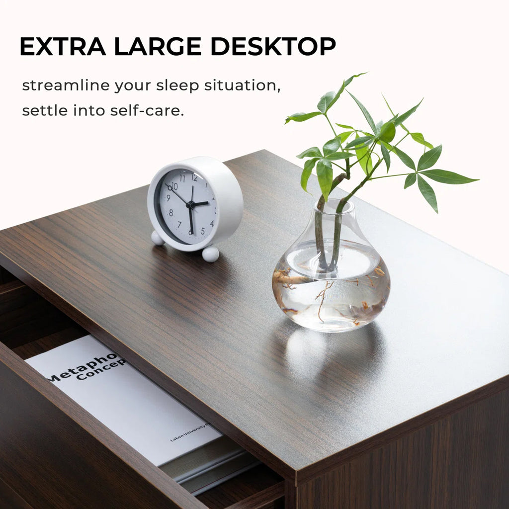 Floating LED Nightstand Set