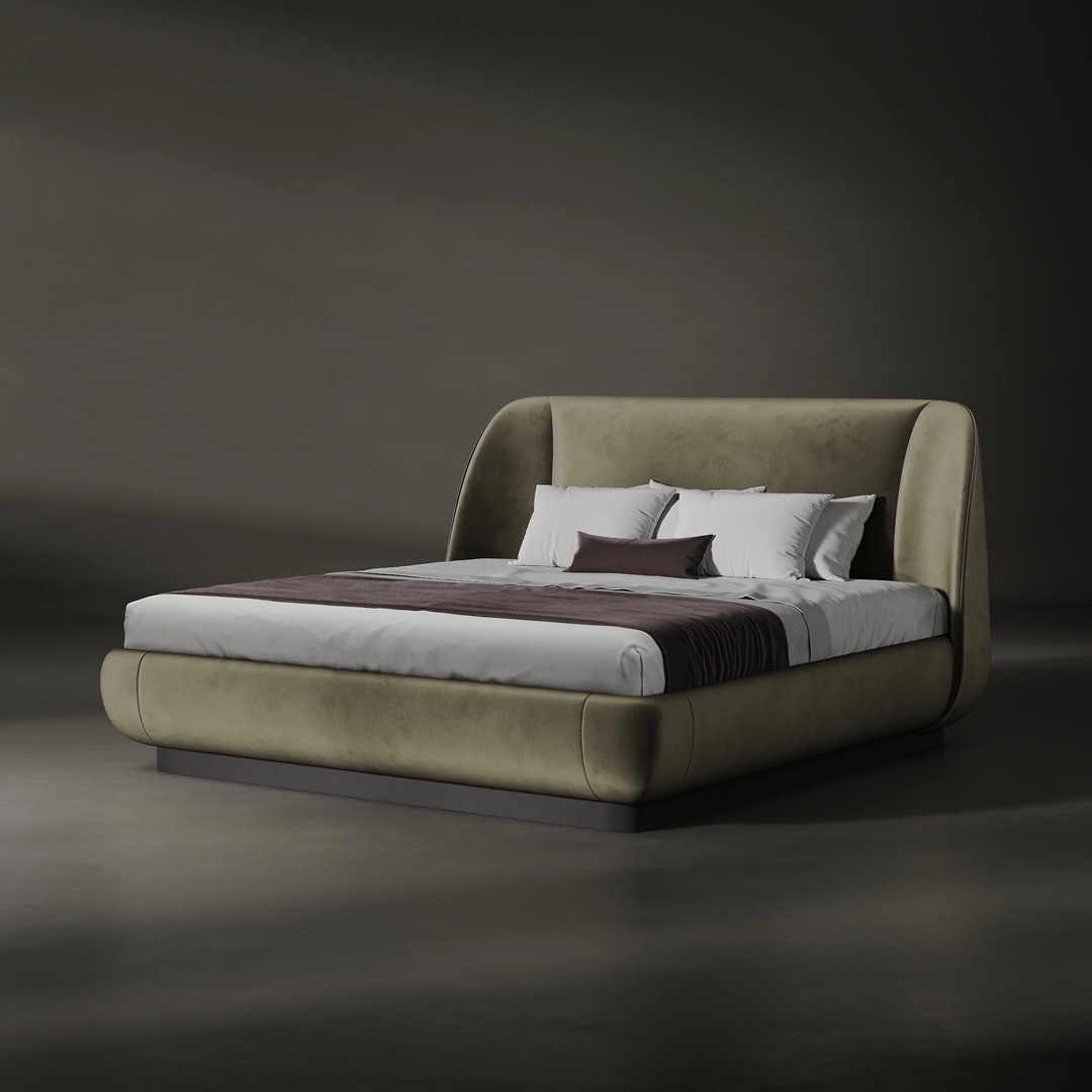 Halo Wingback Bed