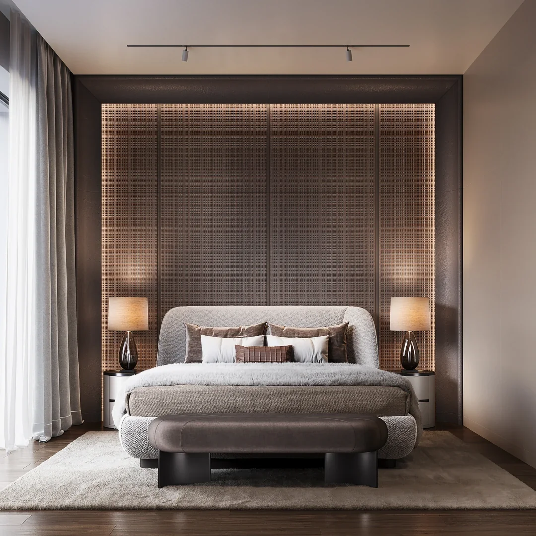 Halo Wingback Bed