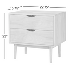 Mid-Century Walnut Nightstand