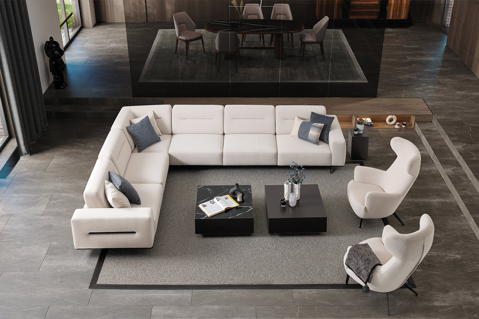 Nira Pebble Modular Sofa