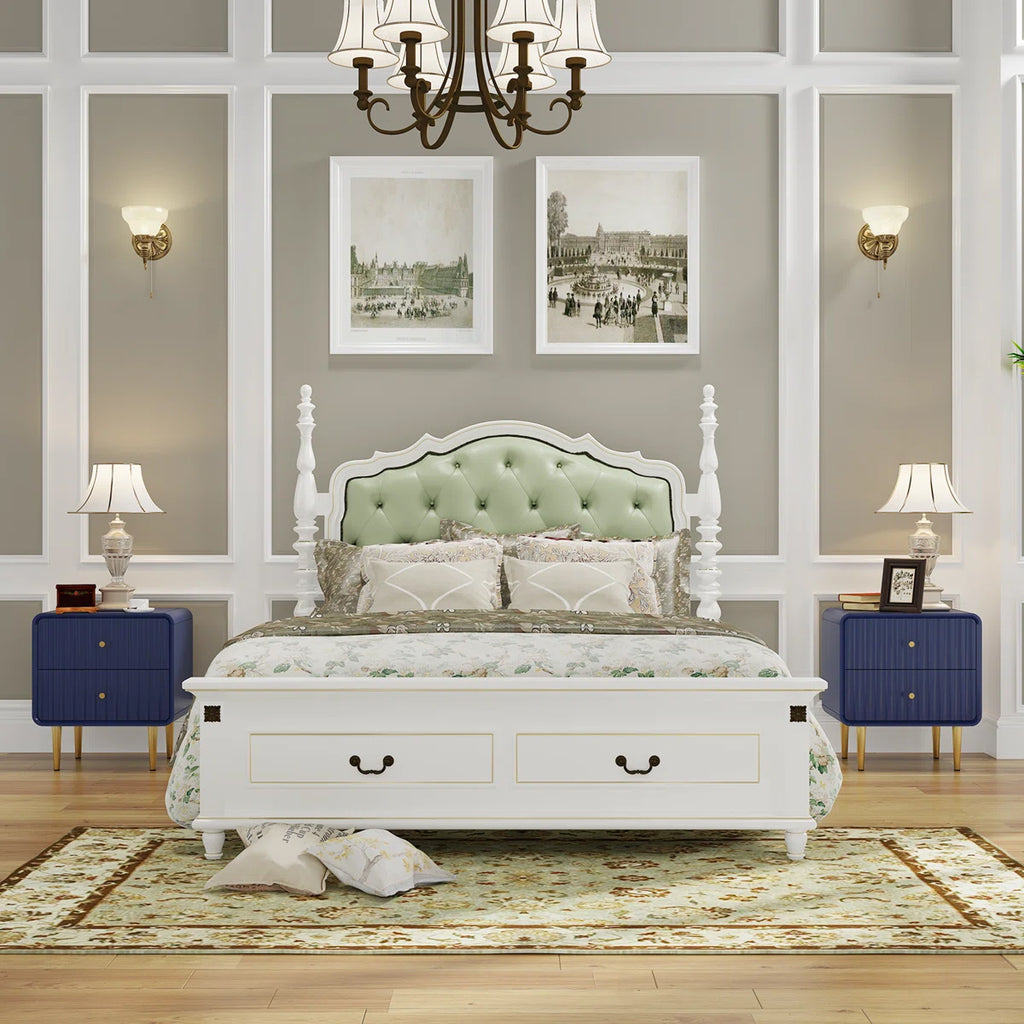 Ivory Gold Luxury Nightstand