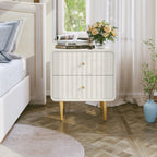 Ivory Gold Luxury Nightstand