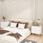Ivory Gold Luxury Nightstand