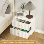 Ivory Gold Luxury Nightstand