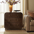 Arched Fluted Chest Nightstand