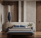 Velvet Curve Bed