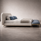Velvet Curve Bed