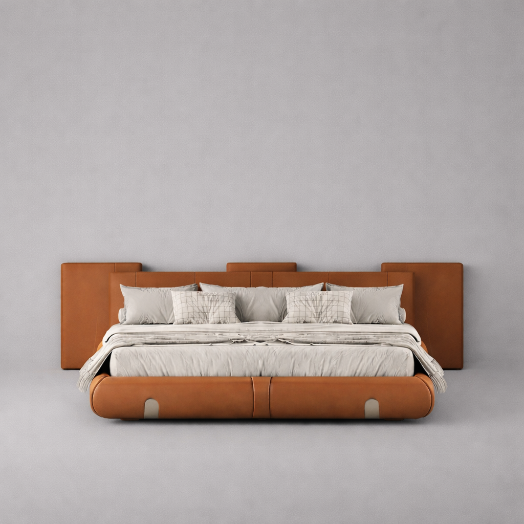 Executive Leather Bed