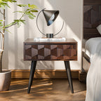 Geometric Cube Nightstand