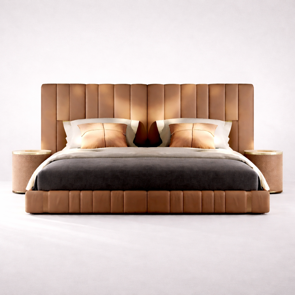 Walnut Luxe Bed