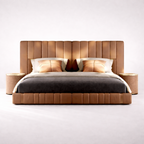 Walnut Luxe Bed