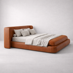 Executive Leather Bed