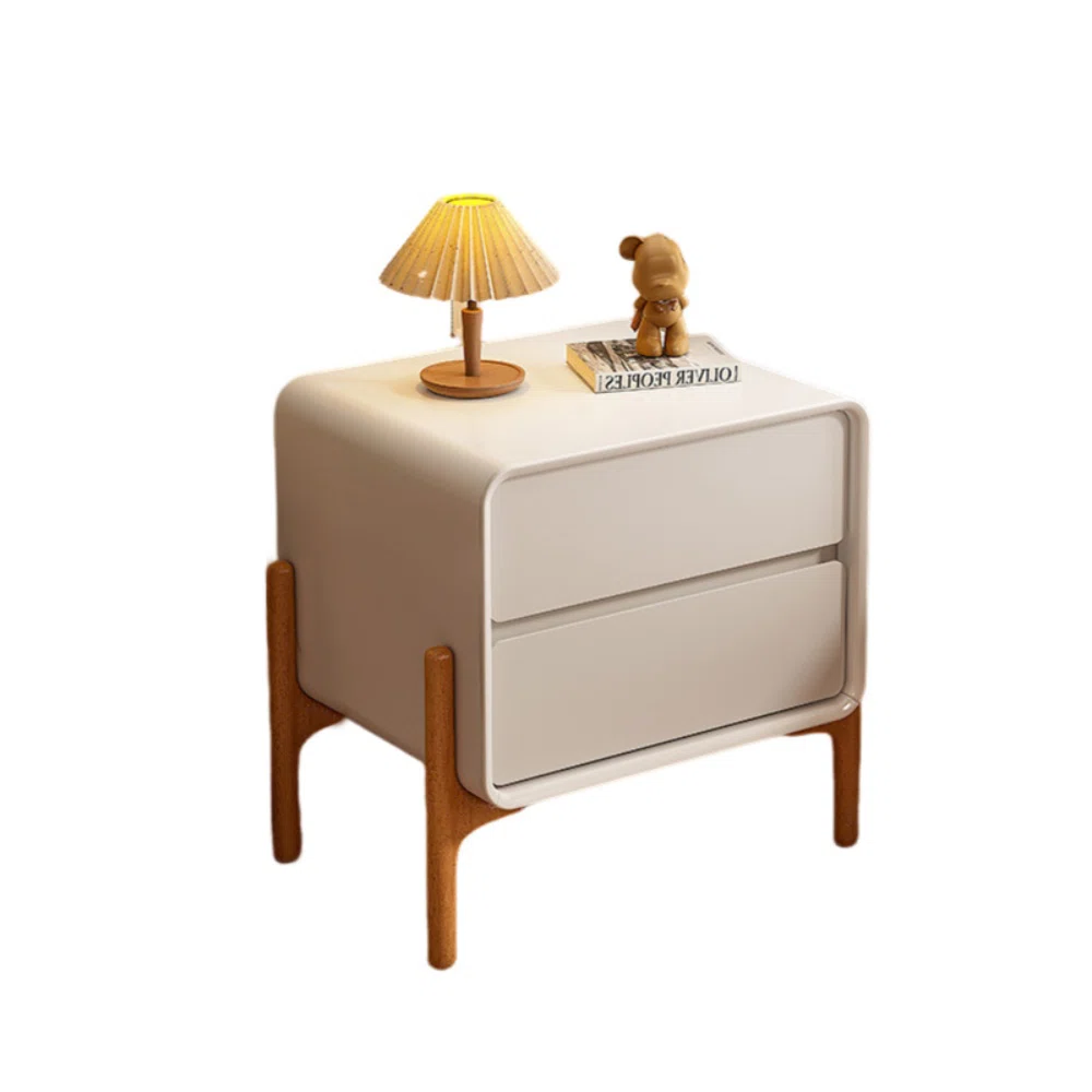 Scandinavian White Oak Nightstand