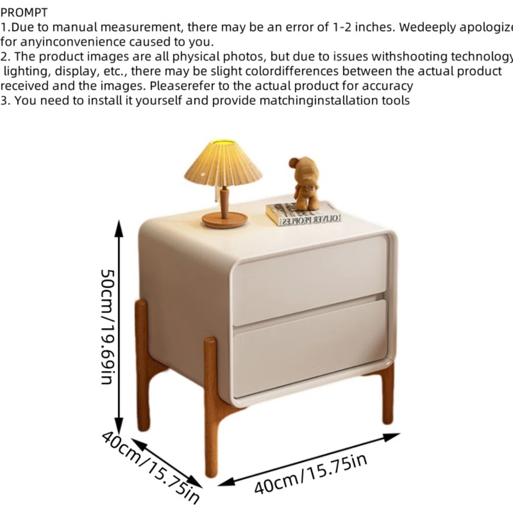 Scandinavian White Oak Nightstand